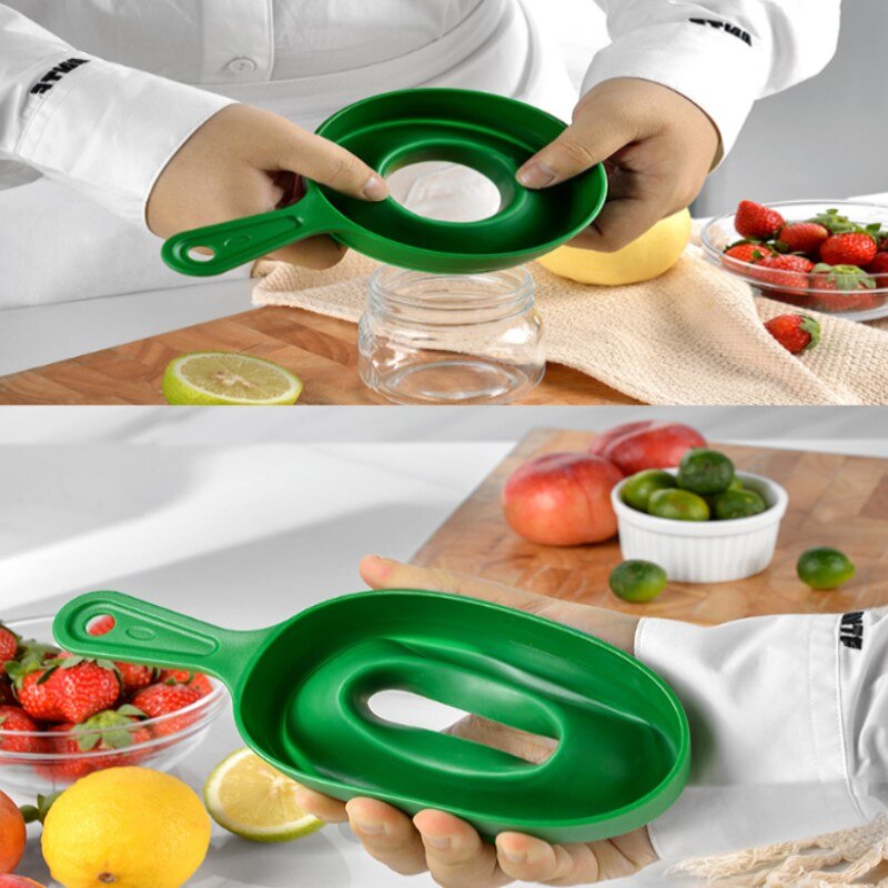 PP plastic folding telescopic funnel kitchen oil funnel jam funnel filling wide mouth funnel