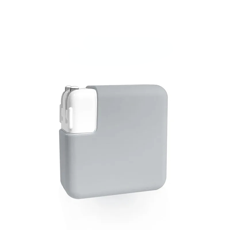 For Mac Book Pro 16 15 14 13 Inch Laptop Power Supply Silicone Case for MacBook 96 87 85 67 61 60 35 30 29W Case: 15" / black