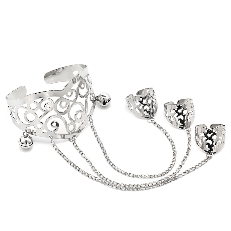 Metalen kralen totem slavenketting armbanden voor vrouwen arm manchet sieraden