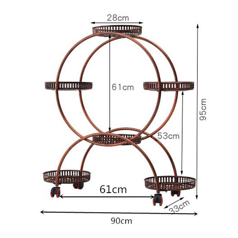 Présentoir pour plantes d'intérieur, étagère murale pour plantes, présentoir à fleurs, décoration, balcon extérieur