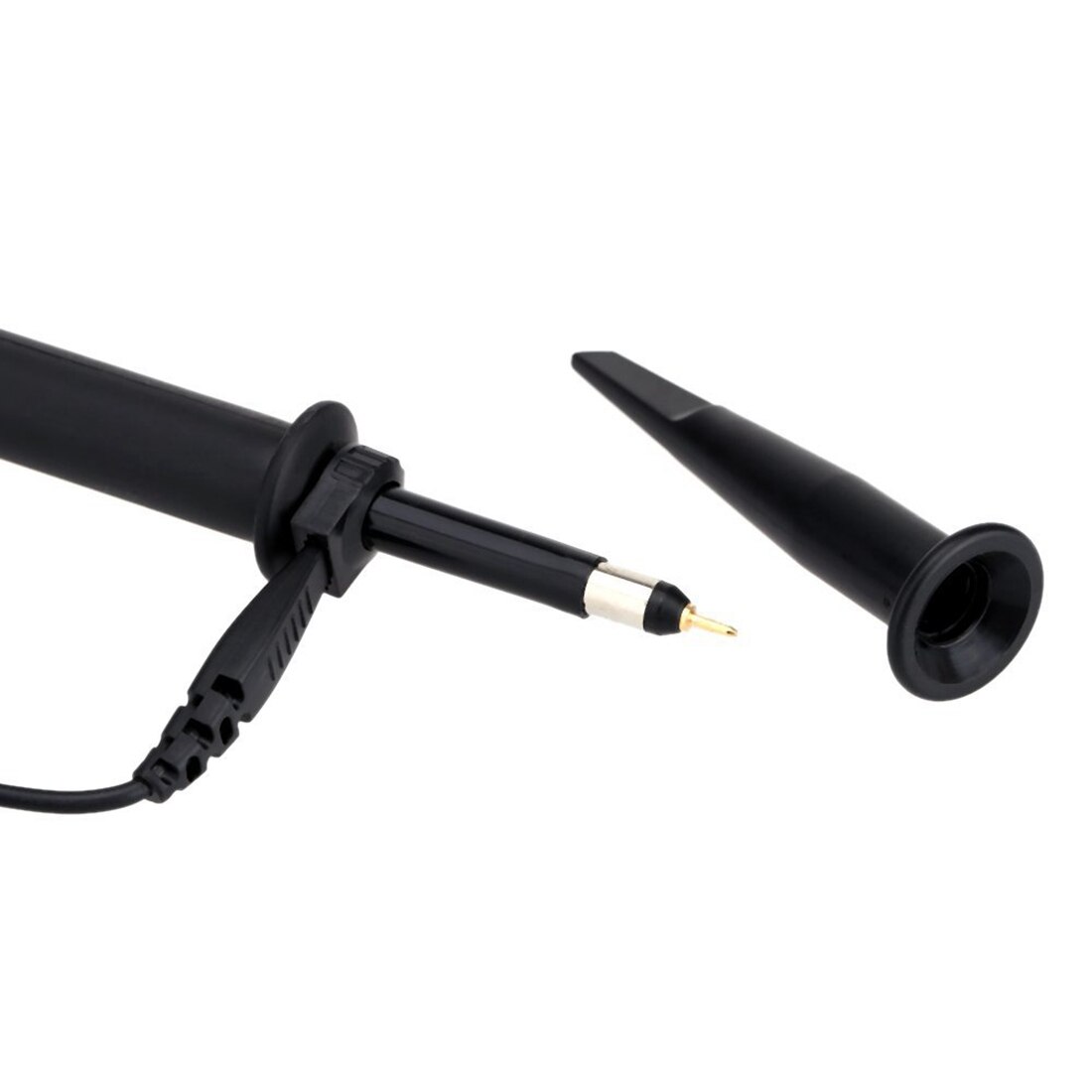 Sonda de osciloscopio de alto voltaje, punta de medición de pinza de cocodrilo, 2KV, 100: 1, 100 MHz, LIXF-P4100