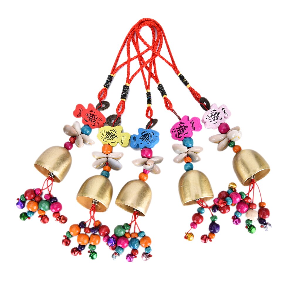 Mobile Garden Wind Chime Bell Outdoor National Home Pop Yard Copper Living Decor