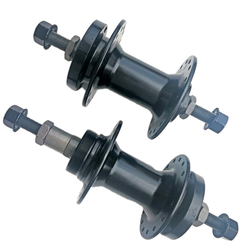 Mountain Bike Front Rear Hub Thru Axle Bicycle Brake Bearing 32 Holes Quick Release Rear Hub: Default Title