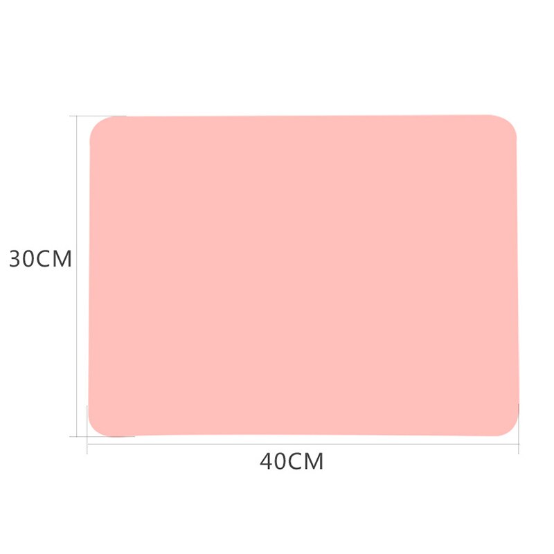 40 x 30cm silikon bordstablett bakisoleringsdyna vattentät halkfri bebisrätt tillbehör barn hem kök servisunderlag