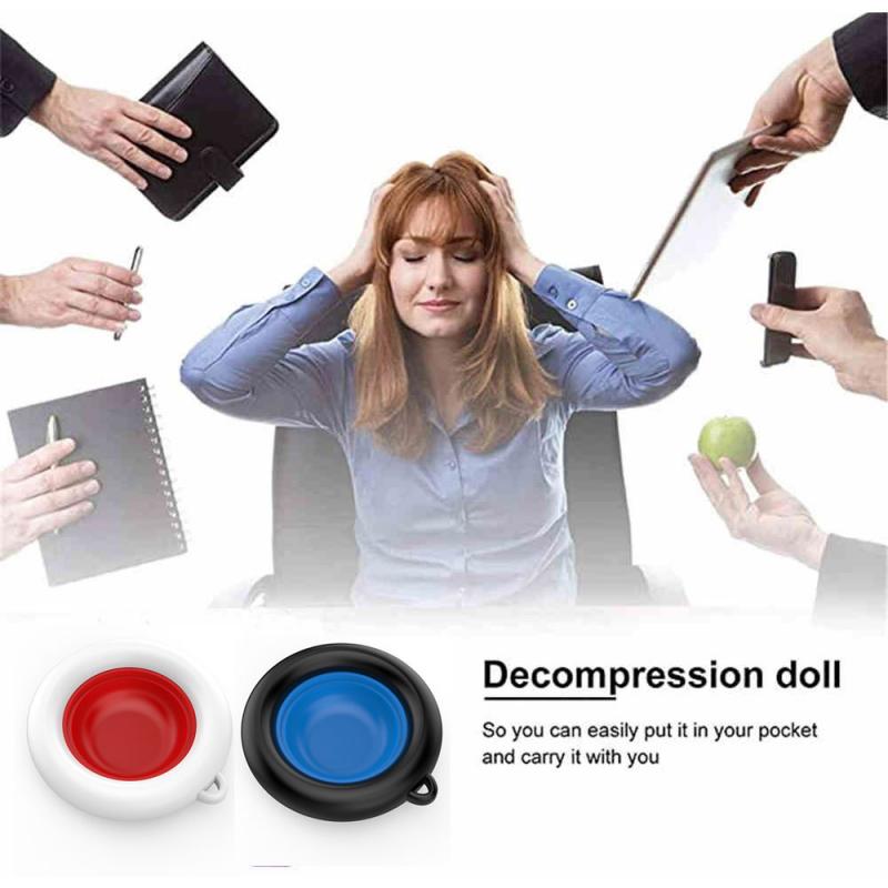 Simple Dimple Toys Adult Baby Kids Anti-stress Pop It Fidget Reliever Stress Push Bubble Fidget Sensory Toys With Keychain