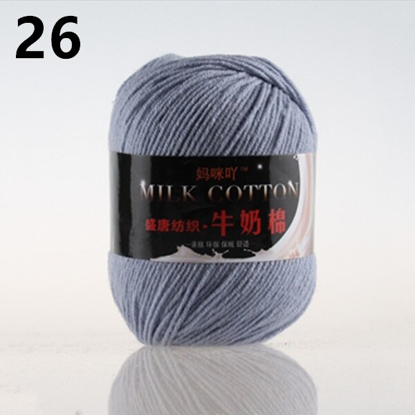 Craft art Dubbele breien Haak DK Garen Wol Melk fiber katoen 50g Bal: 26