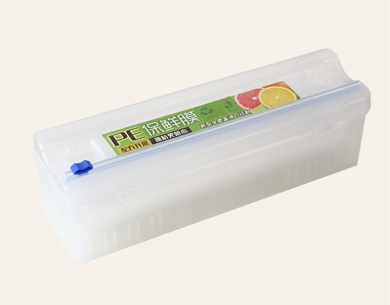 Adjustable Cling Film Cutter Home Food Wrap Dispenser Food Wrap Stretch Clear Cling Wrap Household Economical Slitter M29 22
