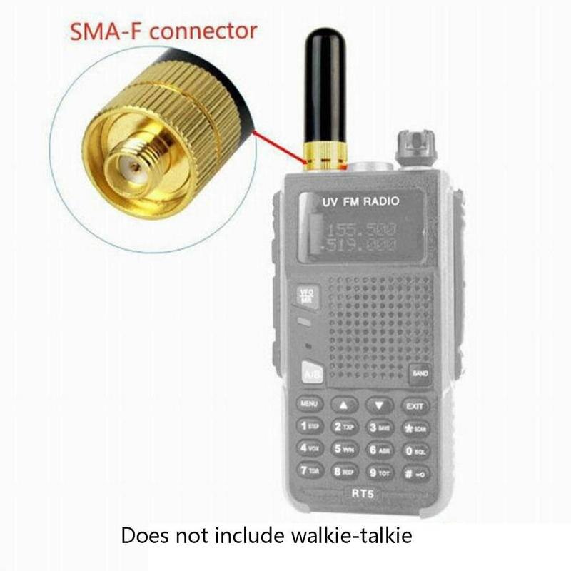 1Pc Walkie Talkie Antenna SRH805S 4.5cm Short Antenna SMA-F Female VHF/UHF For BAOFENG UV-5R Two-way Radio Accessories