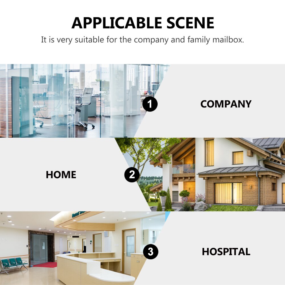 1pc European Style Letter Box Iron Mailbox Post Box Mailbox