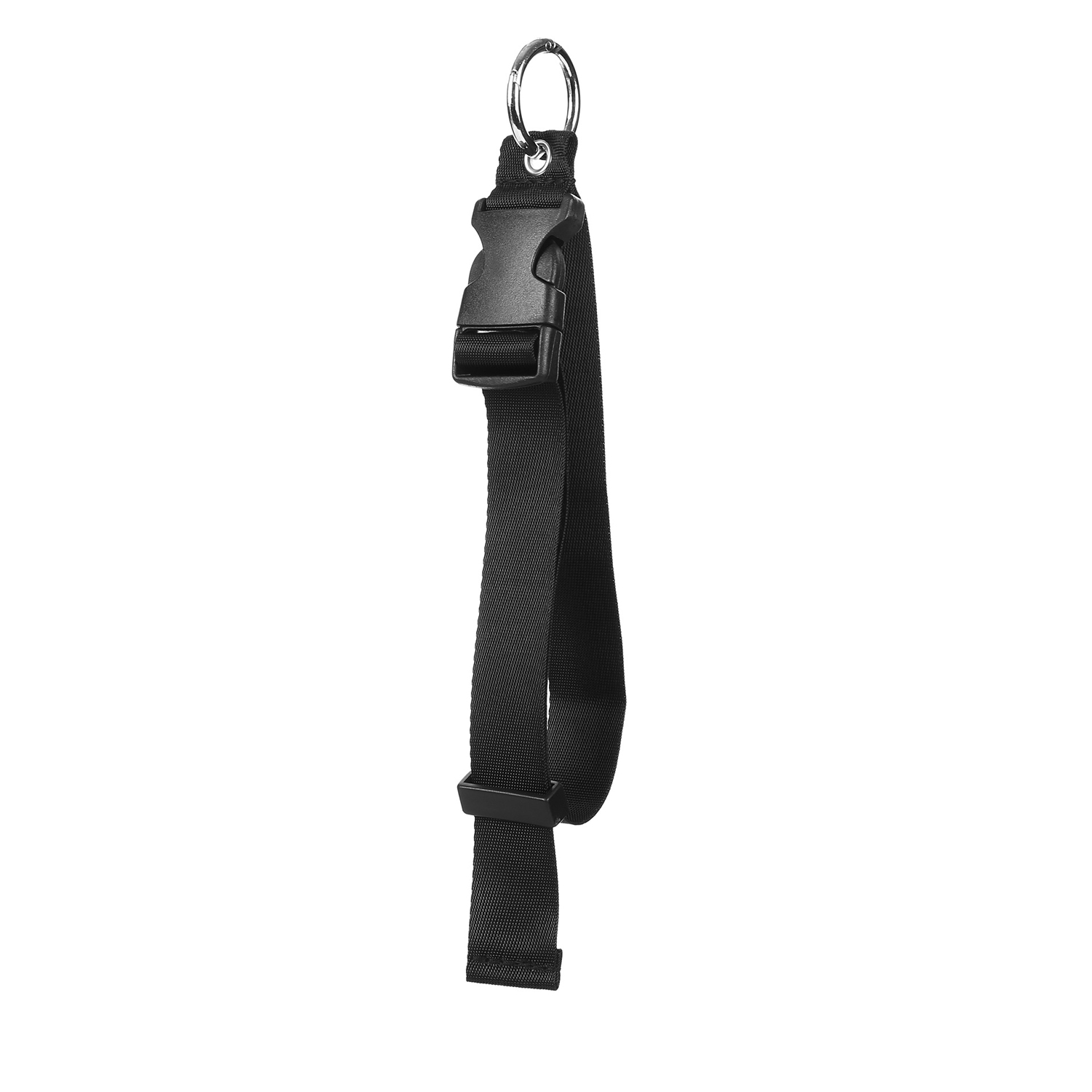 Sangle de bagage, pince de veste, pince de ceinture de valise, pince de transport, bagage, sac à dos, accessoire de voyage avec structure, rapDuty: Black