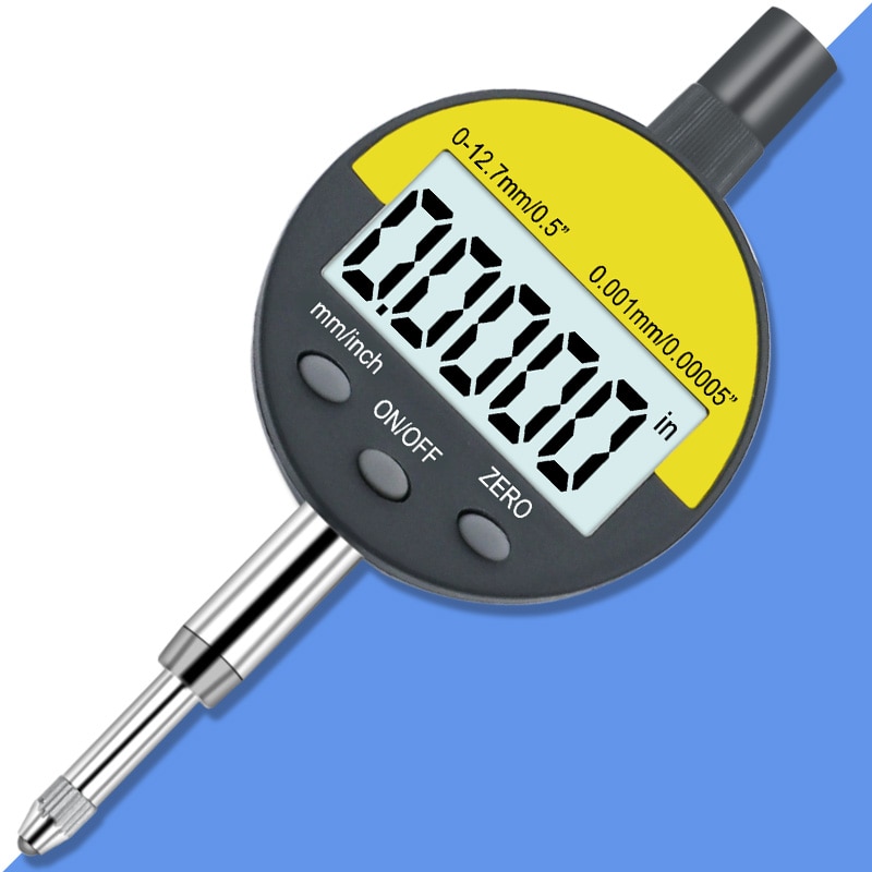 0.001mm Electronic Micrometer 0.00005" Digital Micrometer Metric Inch Range 0-12.7mm 0.5" Dial Indicator Gauge With Retail Box