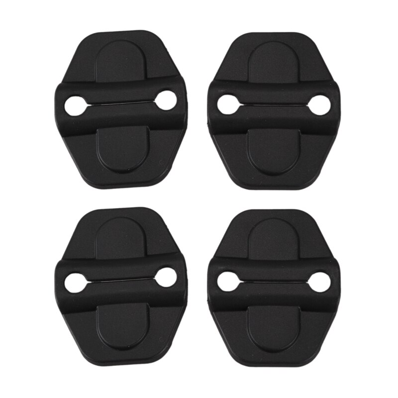 Decoración de cerradura de puerta para Jeep Wrangler Jl , cubierta de cerradura de puerta, pegatina, piezas de automóviles, accesorios, negro: Default Title