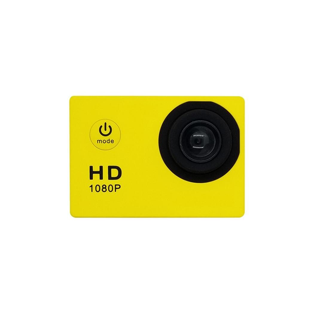 SJ4000 Aktion Kamera voll HD 1080p 4K 30FPS GEHEN Profi Sport Nocken Mini Helm Wasserdichte Unterwasser DV Sport Video Aufnahme Kameras: Gelb
