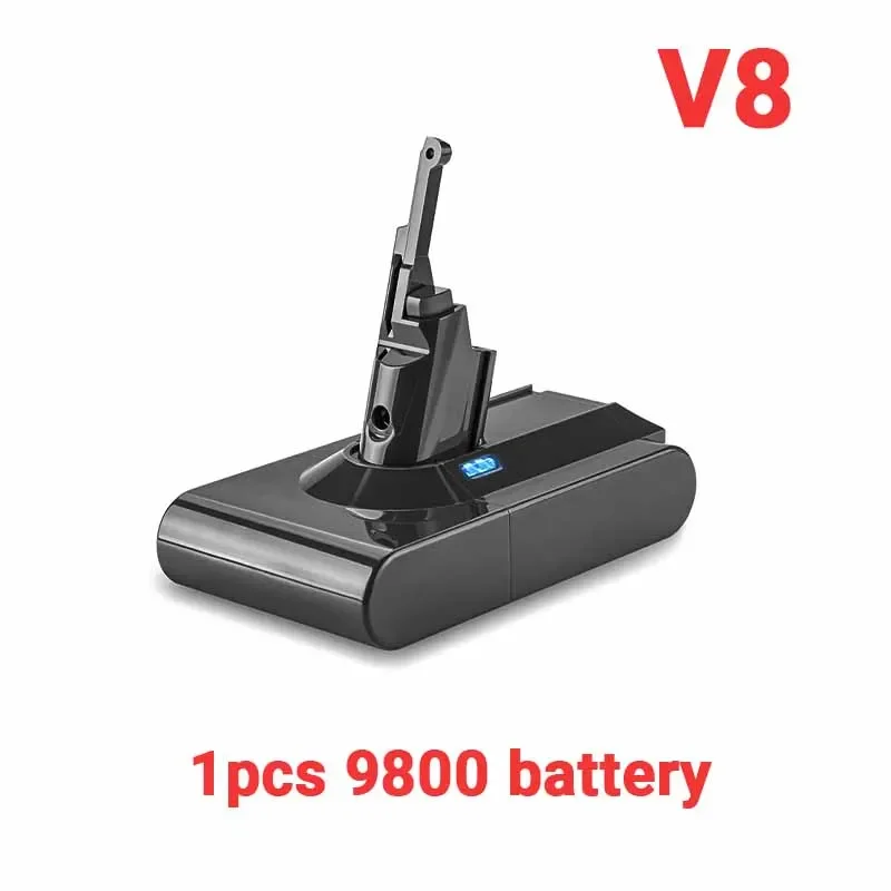 Batería recargable para aspiradora Dyson V6 V7 V8 Series SV07 SV09 SV10 DC58 DC31 DC34 Absolute Fluffy Animal Pro: Gris claro