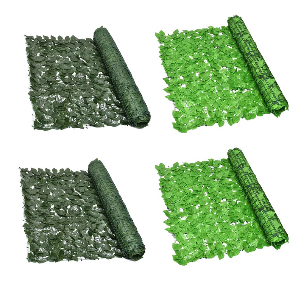 Artificial Leaf Garden Fence Roll Wall Landscaping Fence Privacy Fence Screen Outdoor Garden Backyard Balcony Fence Privacy