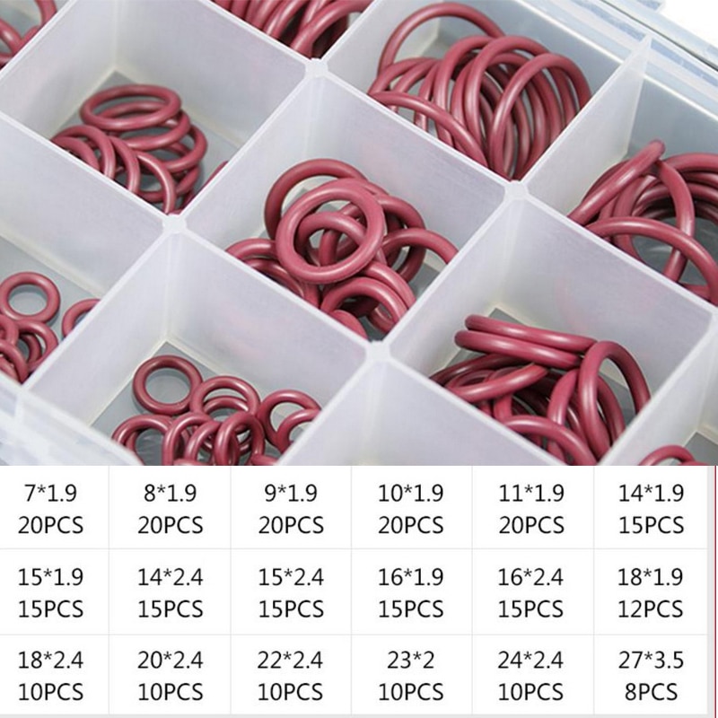 O-Ring Sortiment, 3 - 50 Mm, Säure-, Benzin- Und Ölbeständig | ETT - Ihr Elektronik- Und Technikgroßhandel