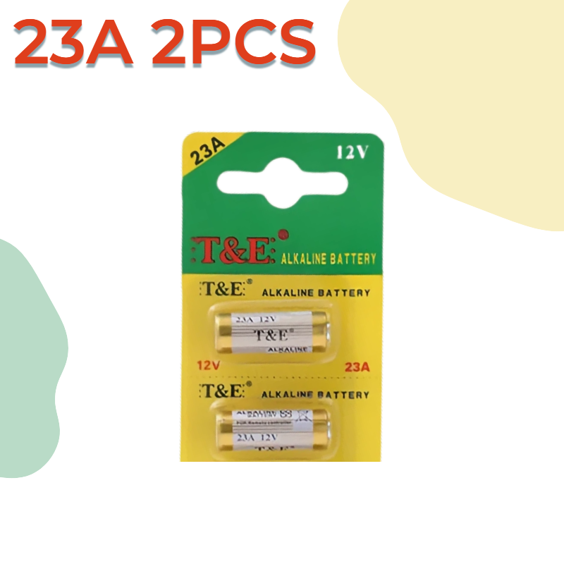 23a 12v paristoa 58 mah alkaliparistoa kaukosäätimeen, leluihin. mallit : a23 e23a l1028 gp23a v23ga k23a 21/23 rv08 lrv 08: 1 kpl