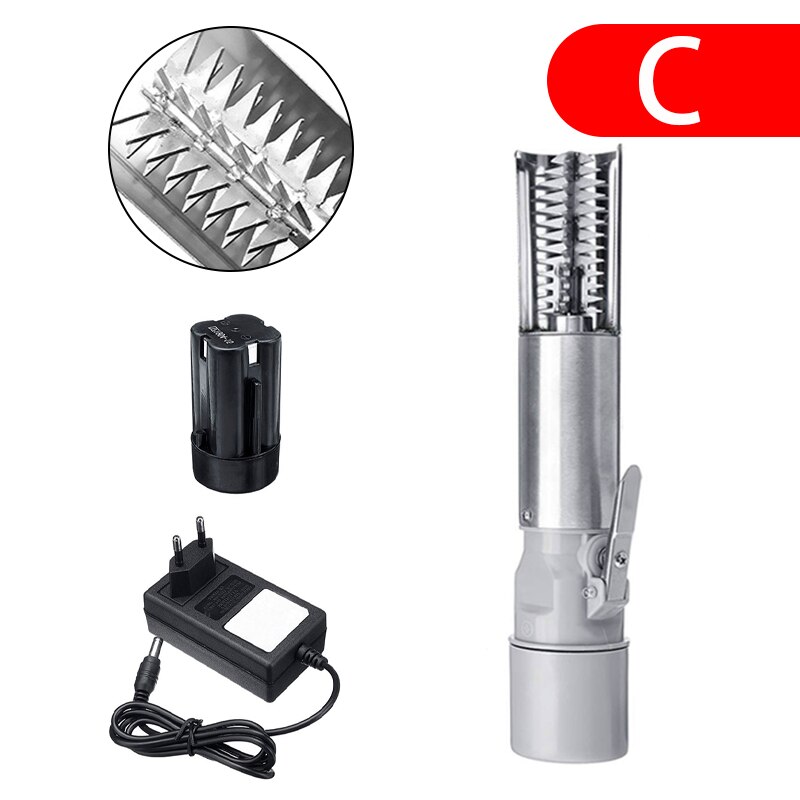 Raspador de pesca eléctrico inalámbrico portátil, herramienta de limpieza impermeable, 120W