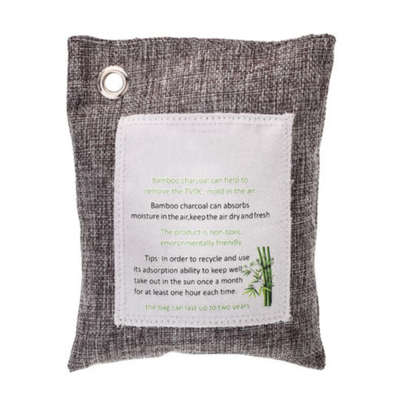 Air Purifying Bag 100% Activated Bamboo Charcoal Carbon Odor Purifier Freshener