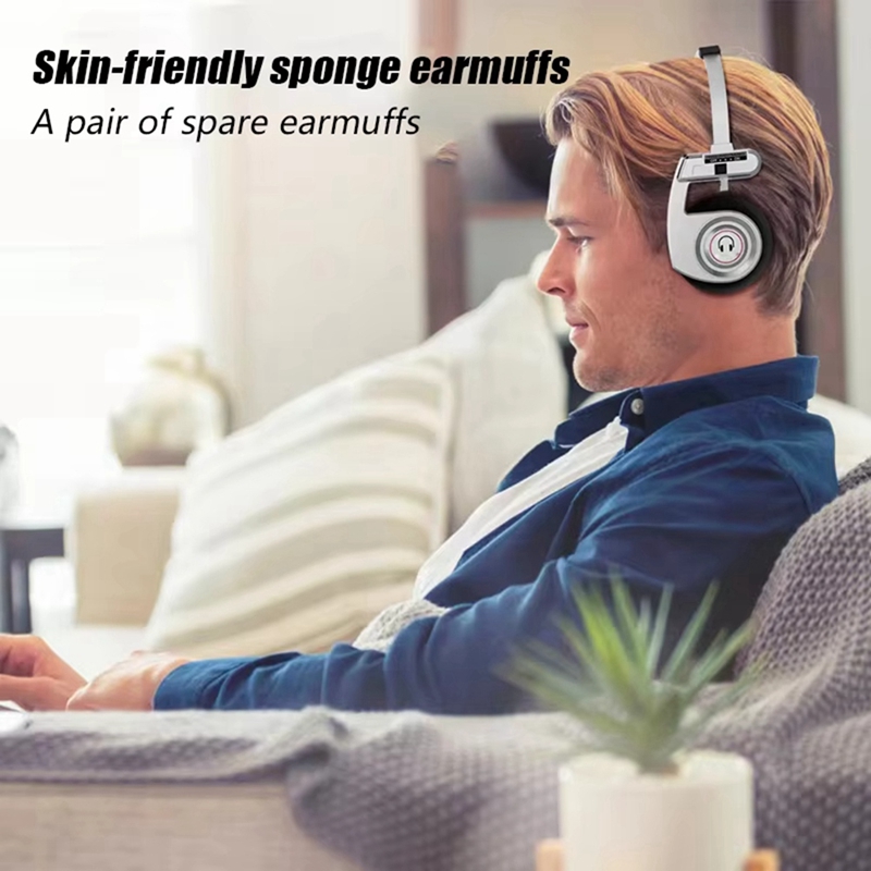 Retro Headphones Wireless Bluetooth Headphones, Stereo Microphone Headphones, Hifi Noise Canceling Headphones