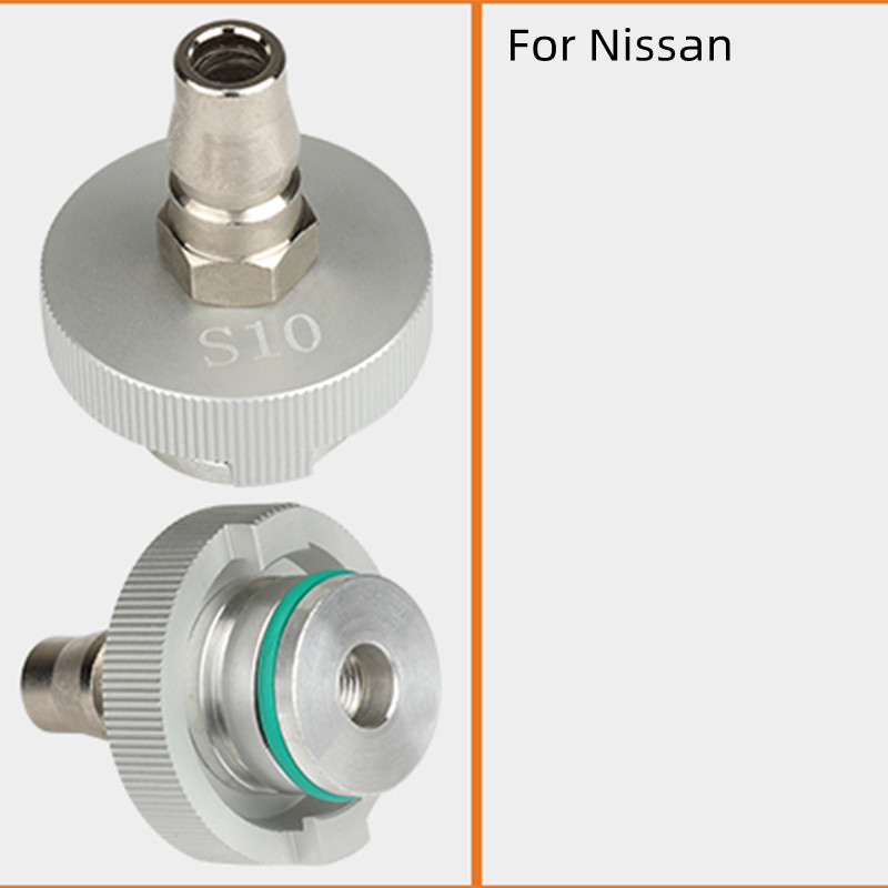 1 stk. bilbremseolieskifter specialstik elektrisk trykvæske komplet sæt metal specialværktøj ferramentas automotive: Grå