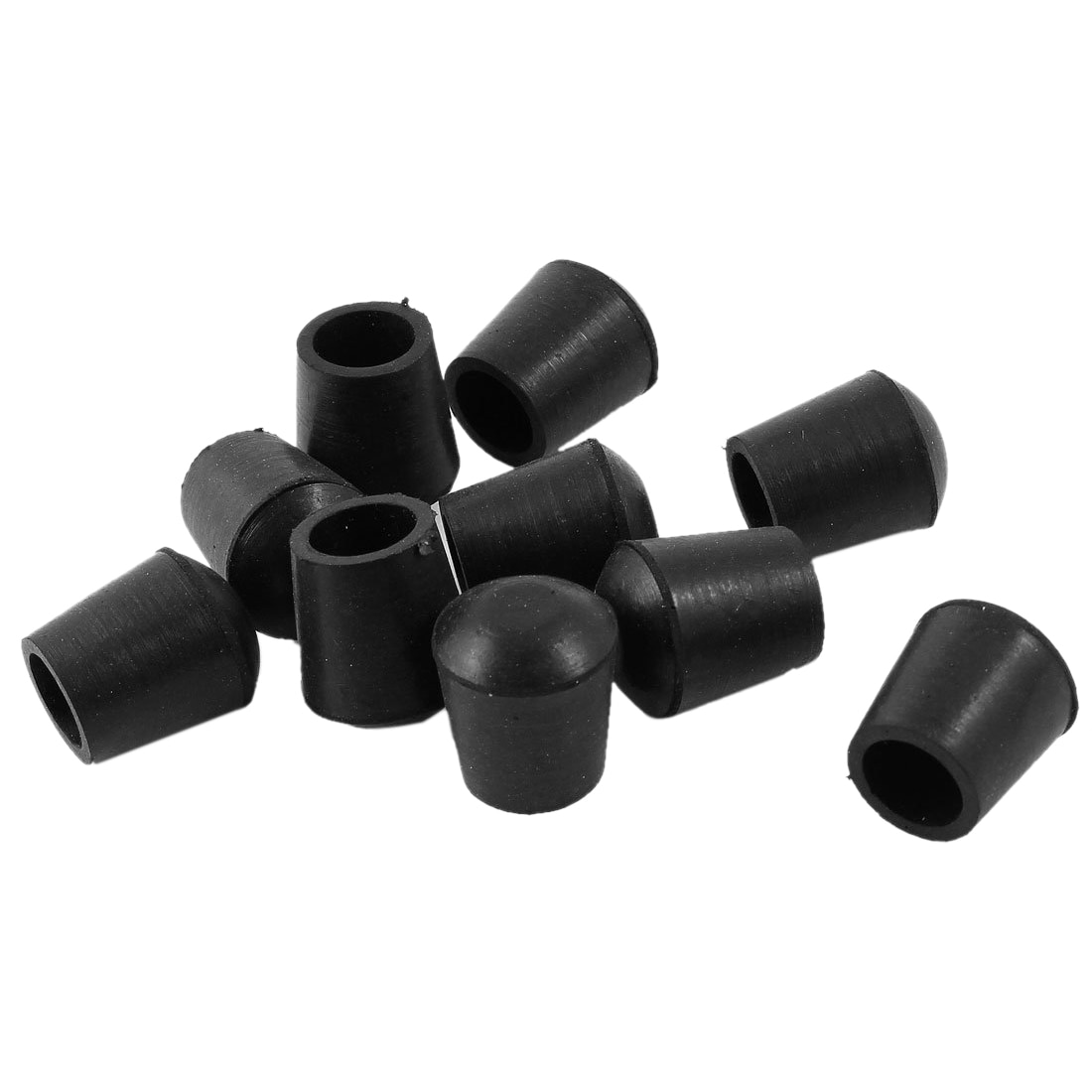 Rubber Cover Stoel Tafel Been Verzonken Voeten Pads 20X23 Mm 10 Stuks Zwart