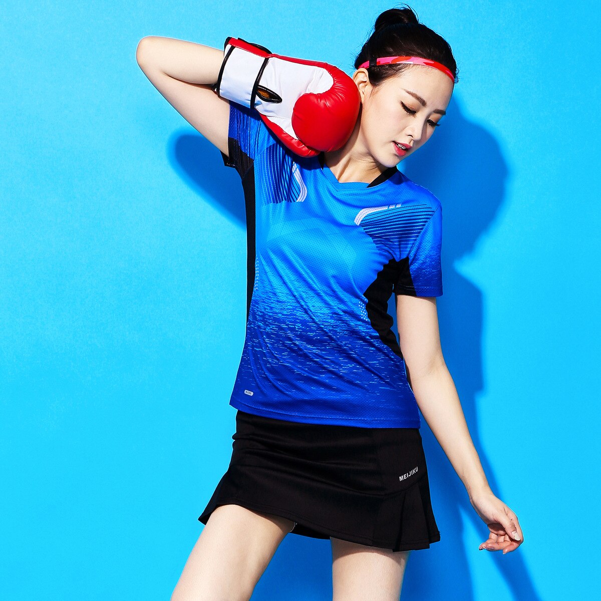 Sports skirt tennis skirt to show thin prevent exposed female badminton shorts culottes quick-drying skirts pants