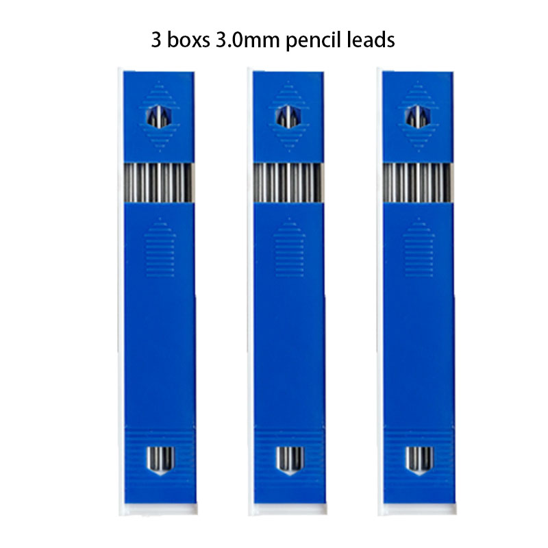 1-12 pièces 0.3 0.5 0.7 0.9 1.3 2.0mm HB remplacement recharge fils recharge pour crayon mécanique dessin automatique crayons papeterie: Bleu