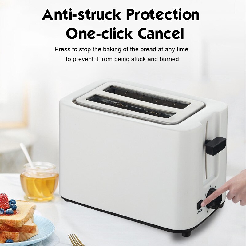600W 2 Slice Bread Toaster Toast Making Machine Toasters Oven Baking Kitchen Appliances Breakfast Sandwich Breakfast Maker