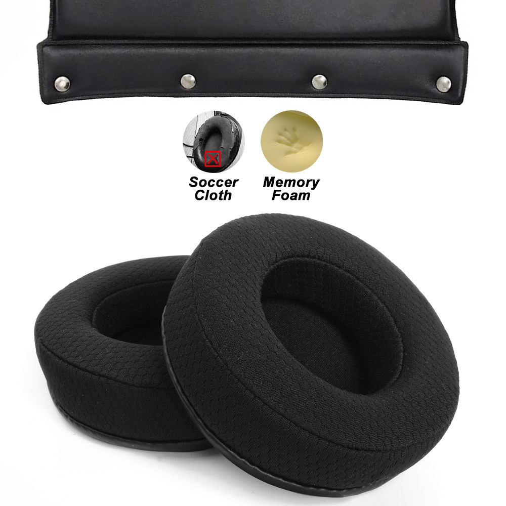 Almohadillas para auriculares Beyerdynamic CUSTOM ONE PRO PLUS DT770 DT880 PRO DT990 PRO, almohadillas de repuesto para auriculares, tela de malla: Gris claro