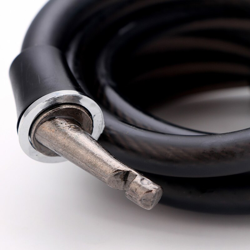 Bike Cable Lock, Heavy Duty Bike Lock, 4-Digit Resettable Combination Cable Lock Best for Bicycle, Motorcycles, Outdoors