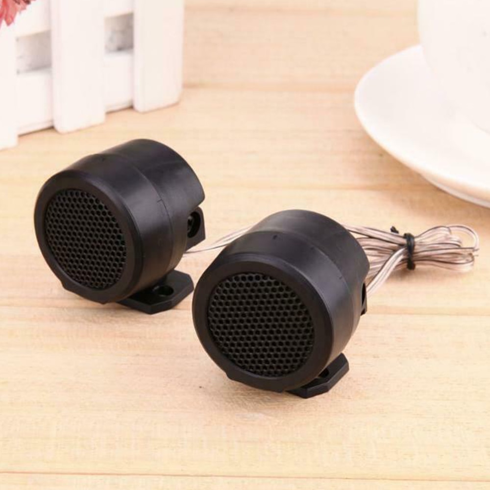 1Pair Car Speakers High Efficiency Mini Dome Car Tweeter Speaker Horn Audio Music Stereo Loudspeaker for Auto Audio System
