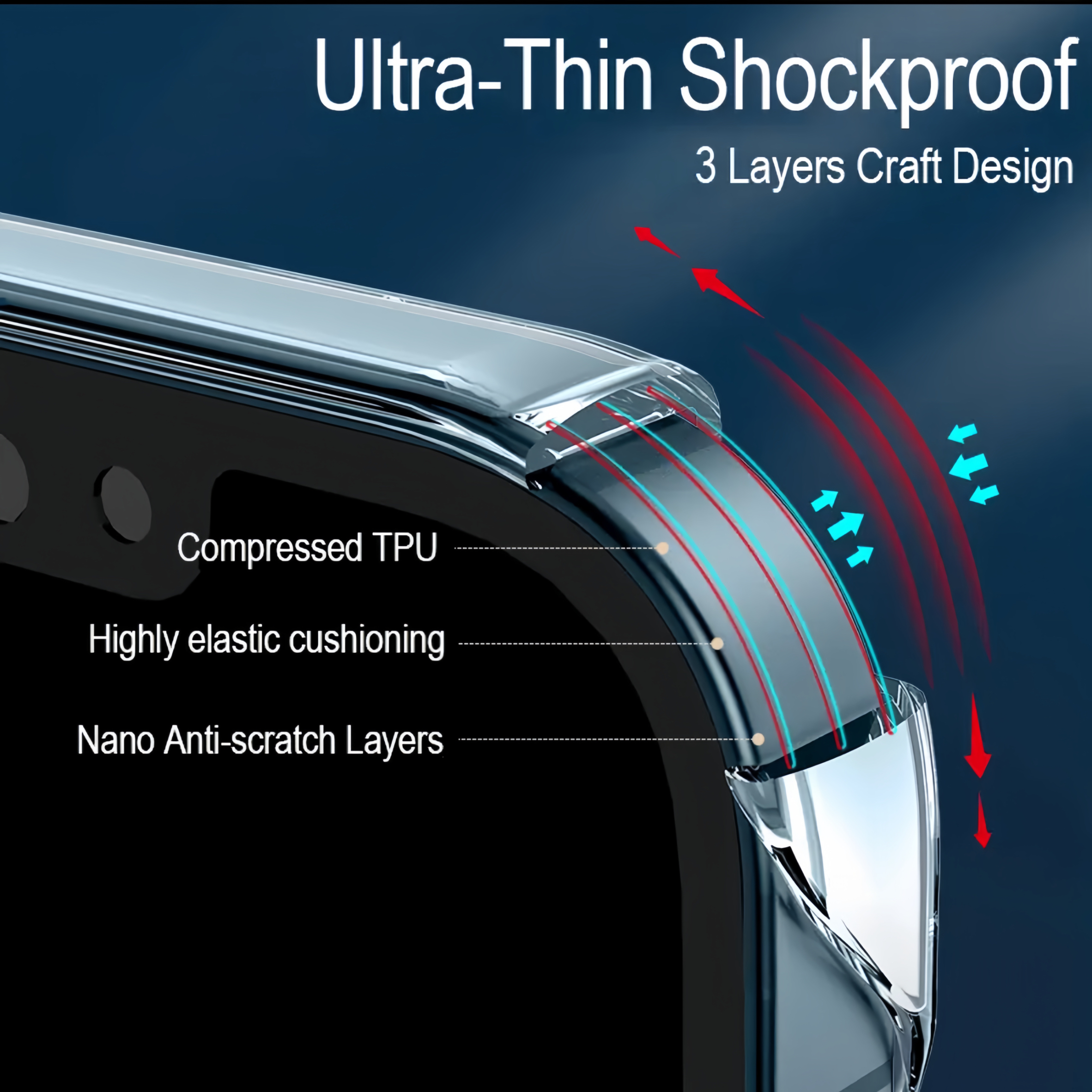 Ultra thin heat dissipation luxury frameless transparent shell, hard PC shockproof protective case suitable for iPhone 16 15 14