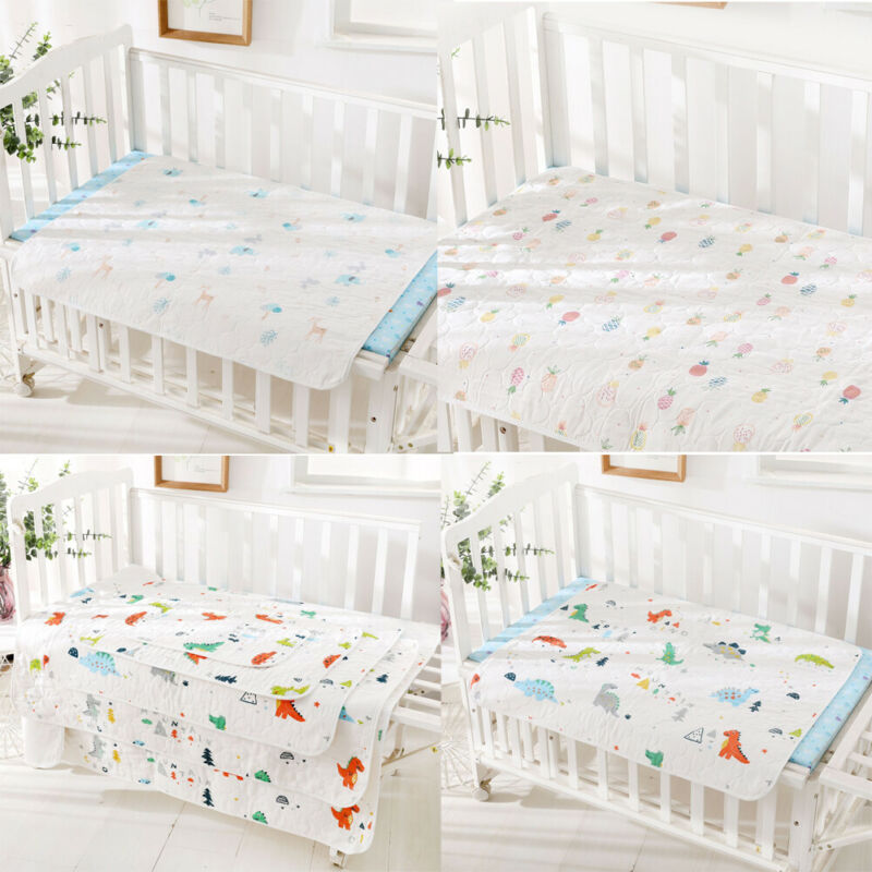 Baby Boy Girl Infant Diaper Nappy Urine Mat Kid Waterproof Bedding Changing Cover Pad Cartoon Cute Mattresses