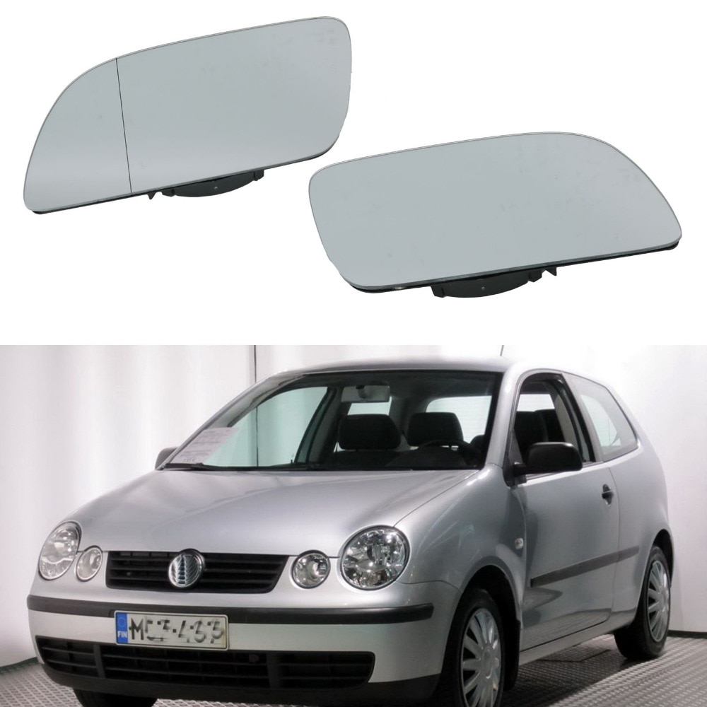 Bil spejlglas til vw polo 2002 2003 2004 2005 opvarmet sidespejlglas