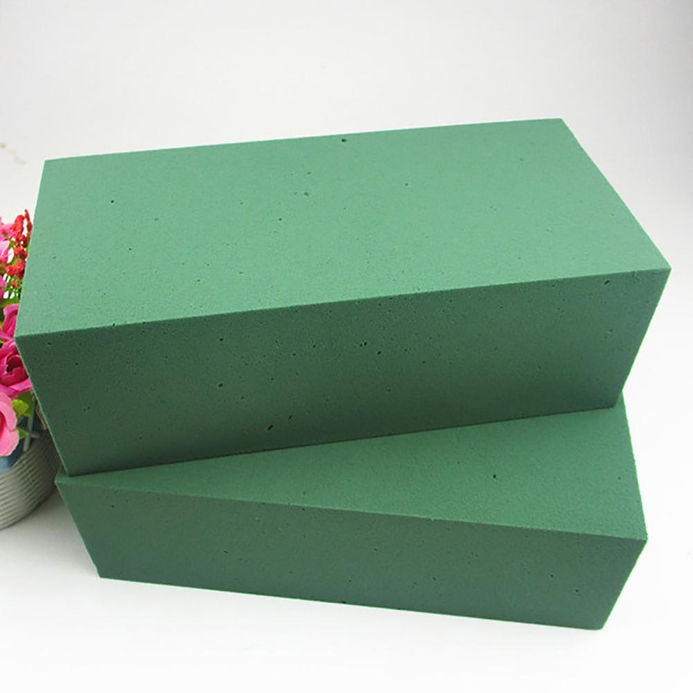 Floral Foam Block Flower Styrofoam Bricks Wedding Flower Holder Artificial Handle Bridal Foam Roses Foam Flowers Home Decoration