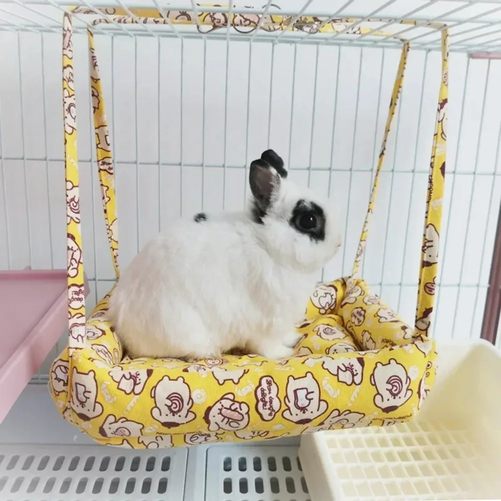 Süße Haustier-Kaninchen-Hängematte, Baumwolle, Hamster-Maus, hängende Bettmatte für kleine Haustiere, Hamster, warme Schlafnester, hängende Hängematte, Bett, Envoy Serve