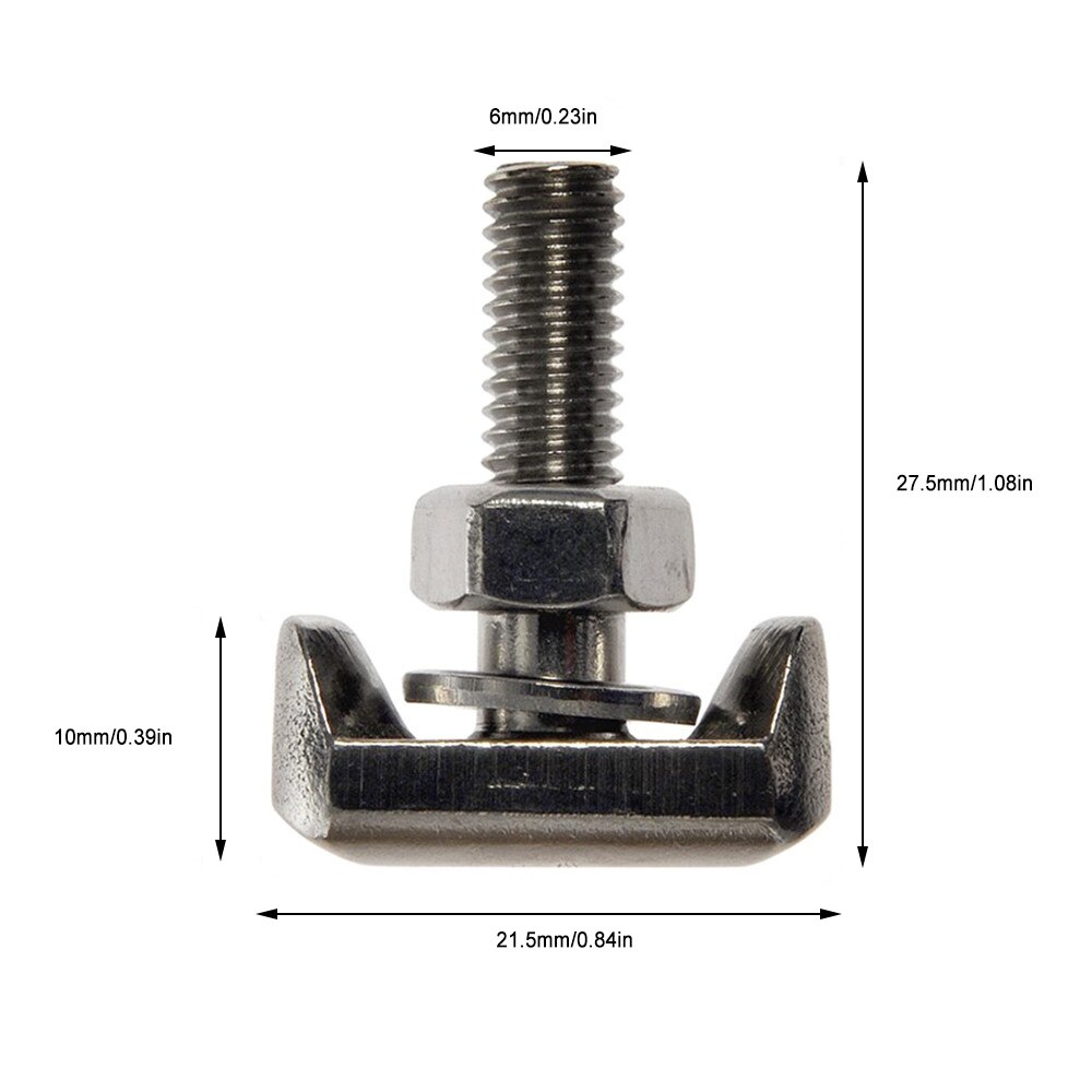 Kabel Terminal Connector Vervanging Batterij Connector Auto Onderdelen Auto T-Bolt Rvs Batterij Kabel Connector