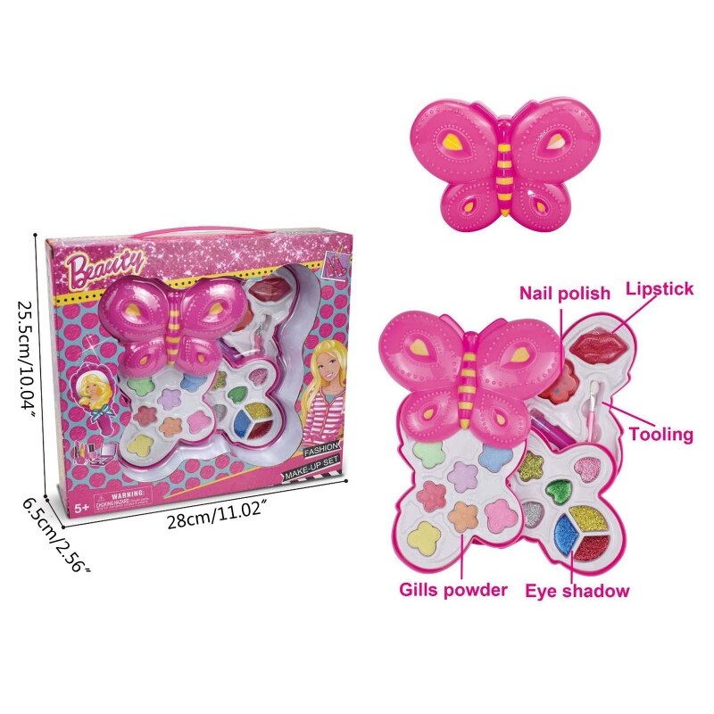 Miniatur-kompaktkoffer, rollenspiel-machen-hoch-spielzeug, kosmetik-schönheitsset für Teenager-mädchen: Bf-tl