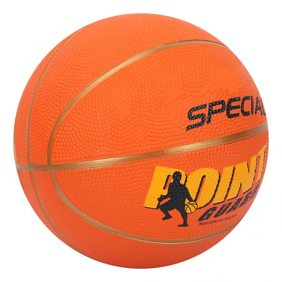 Children Basketball Size 5 Rubber Children Student Sport Training Basketball Orange Gilt-edged For Training Equipment