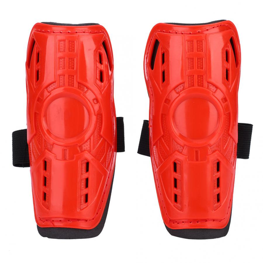 4 farben 1 Paar Kind Kid Schienbeinschützern Fußball Sport Shin Guards Kinder Fußball Ball Shin Guards Beine Schutz sport sicherheit: Rot