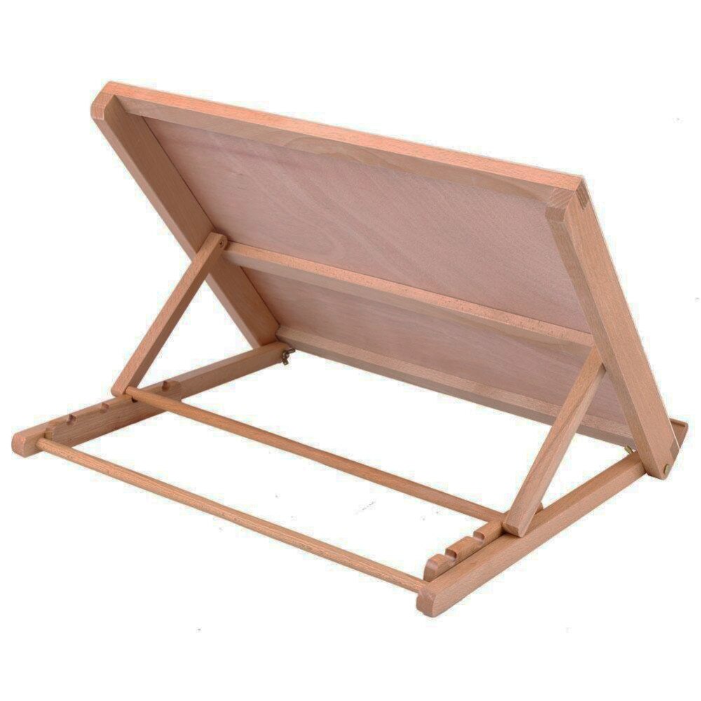 Wood Drawing Board Multifunctional A3 Desk Adjustable Sketching Easel Painting Stand Holder Art Supply For School Student Kids