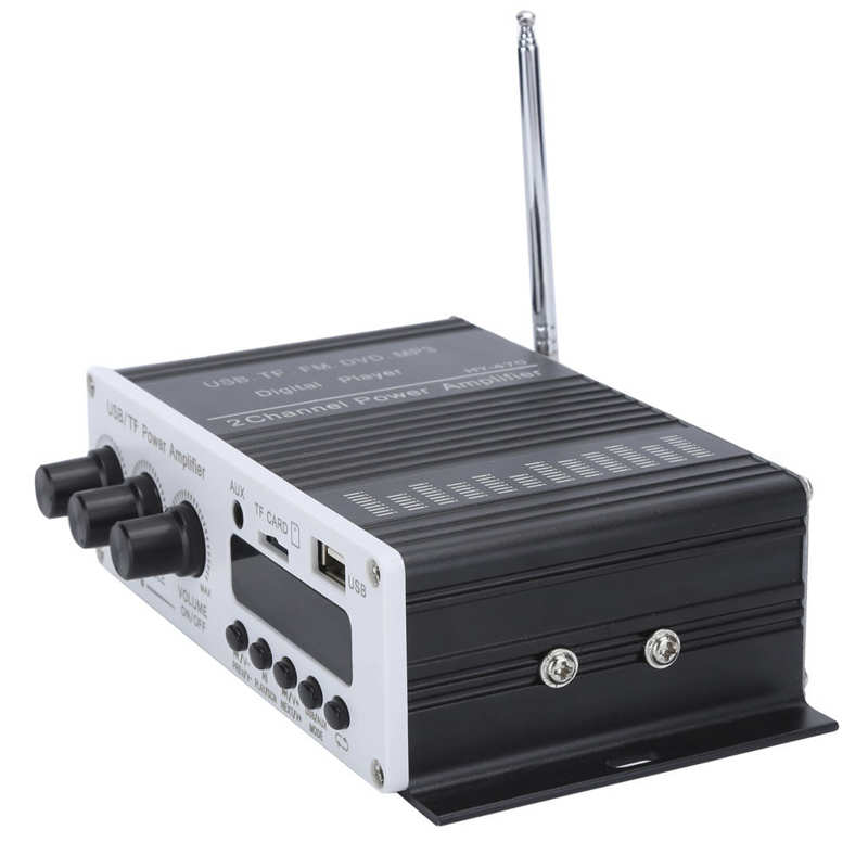 Stereo Audio Amplifier USB Memory Card Digital Player FM 4.2 Car Power Hi‑Fi Stereo Audio Amplifier