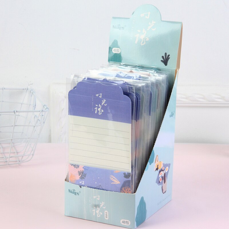 Lettre en papier sabot Kawaii pour invitation, carte de noël, papeterie , fournitures scolaires et de bureau, 1 pièce/lot