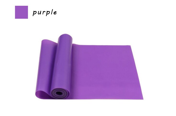 Bandes de résistance élastiques pour le Yoga et le Sport, extenseurs: Purple
