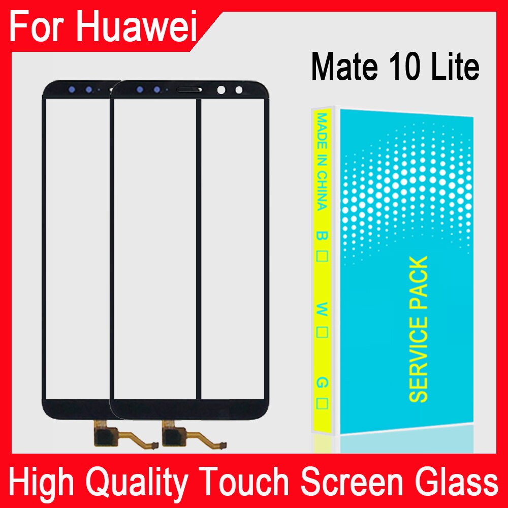 Pantalla táctil de cristal de 5,9 pulgadas para Huawei Mate 10 Lite/G10/G10 Plus/Nova 2i, Sensor de Digitalizador de pantalla táctil, Panel de lente de cristal exterior