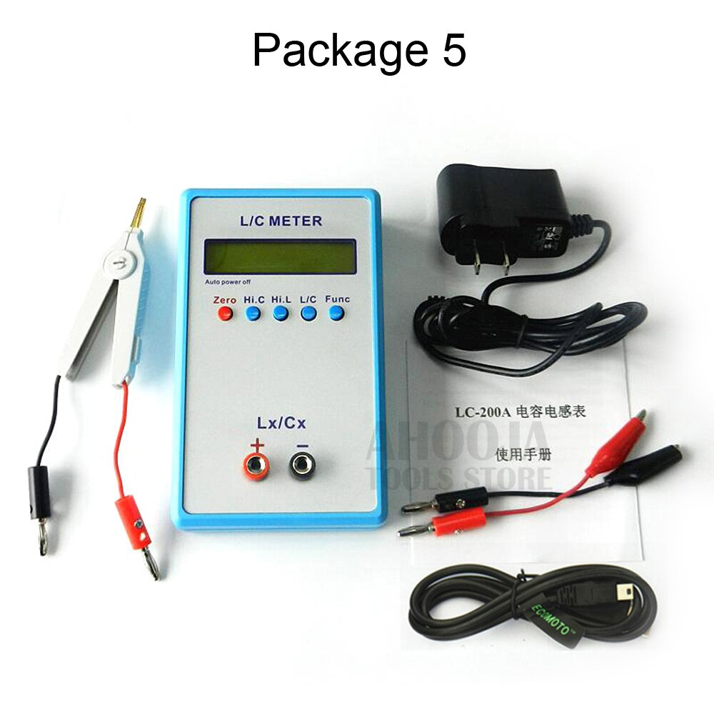 Digital Display High-Precision Handheld Inductance Capacitance Table LCR Digital Electricity Bridge Meter Measuring Instrument
