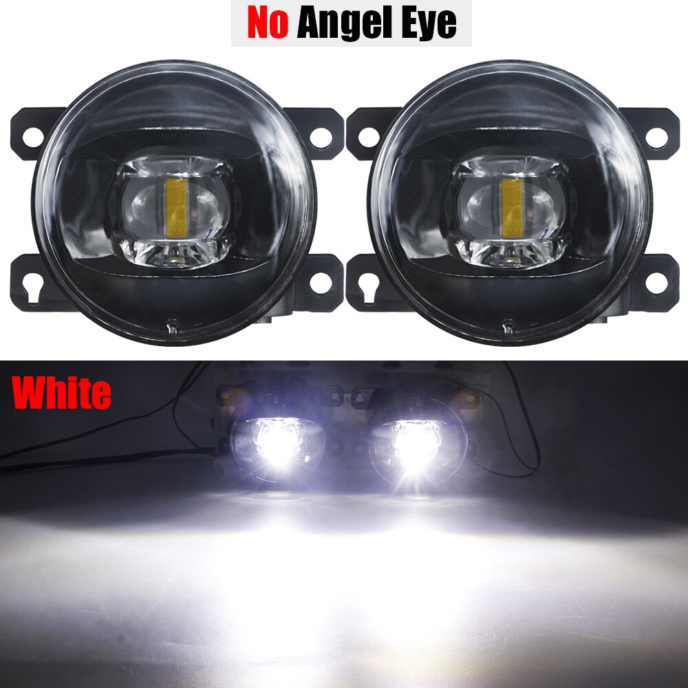 Samochód anioł oko światło przeciwmgielne 30W 8000lm doprowadziło DRL lampa przeciwmgielna 12V dla Subaru leśniczy WRX STI chory Impreza BRZ XV spuścizna Justy Levorg: biały