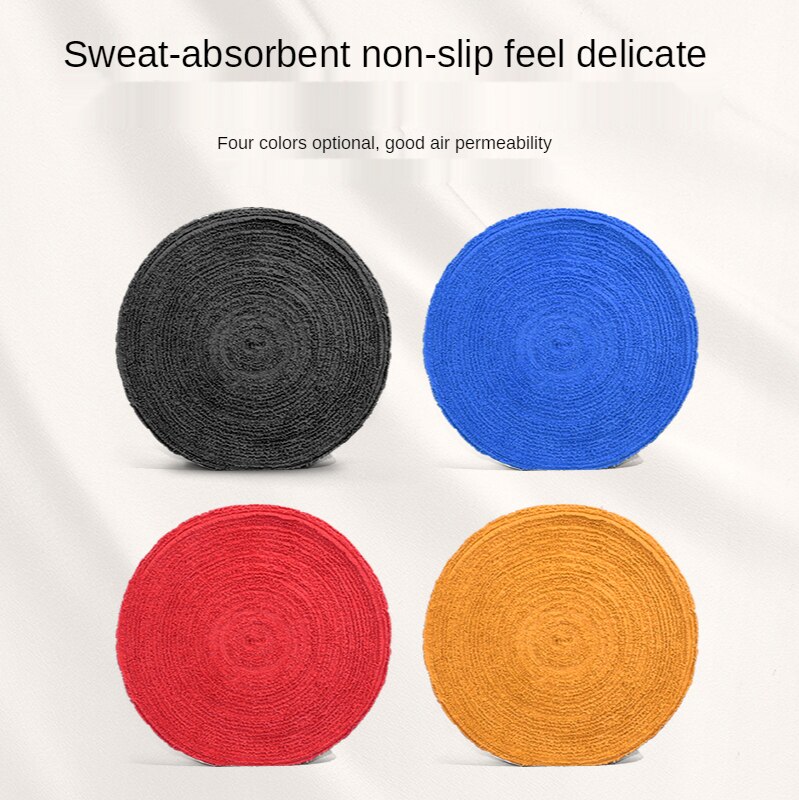 Badminton Handvat Grip Tape Slijtvaste Tennis Rackets Antislip Sweat-Absorberende Band Grote Plaat Handdoek Grip tape