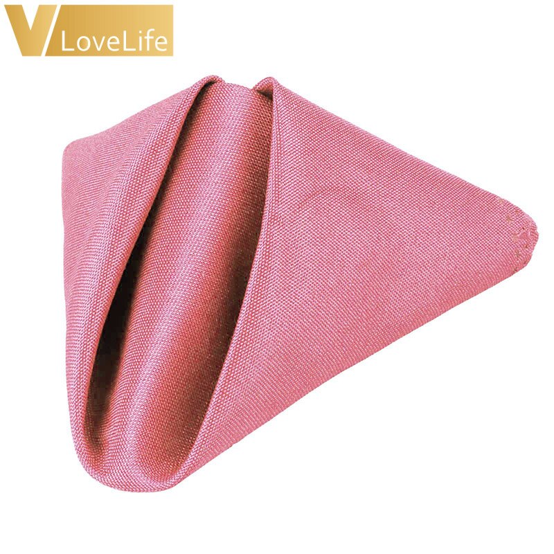 100 Stuks 30*30cm Servet Polyester Tafelkleden Vele Kleuren 12 "x 12" Doiner Wedding Party thuis Tafeldecoratie
